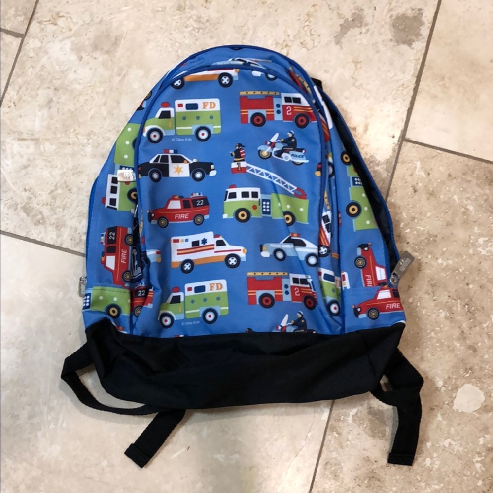 Small backpack.  Pre school size.